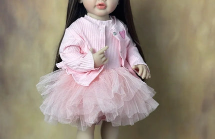 BZDOLL 55CM 22Inch Can Stand Reborn Baby