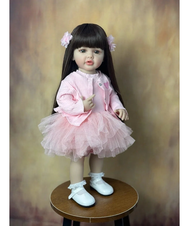 BZDOLL 55CM 22Inch Can Stand Reborn Baby