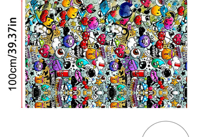 Car interiors renovated and remodeled graffiti design