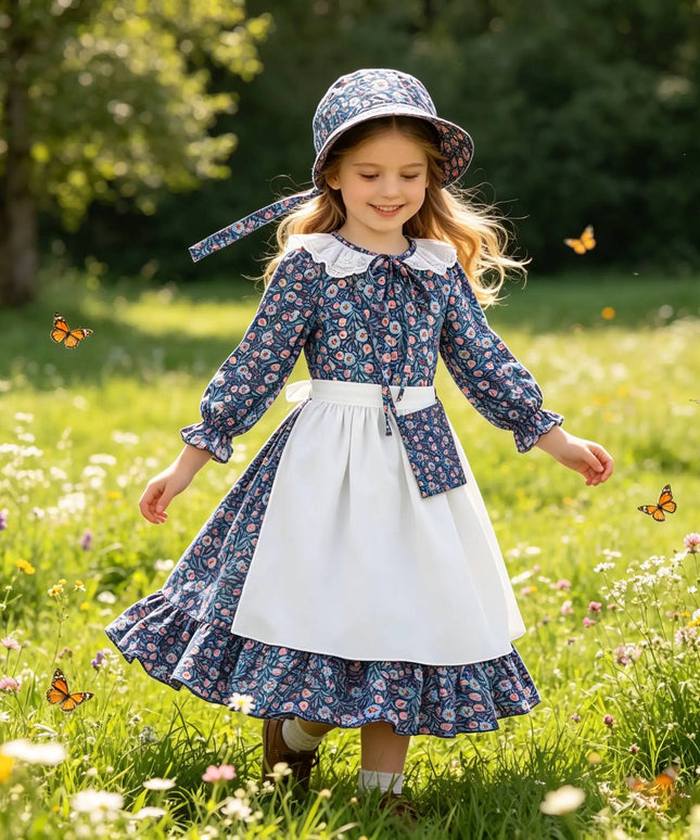 Pioneer Dress  for Girls Countryside Style