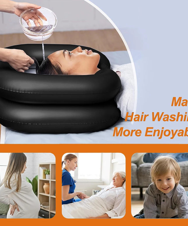bathroom accessories Inflatable shampoo basin