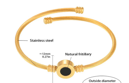 Modern Fritillaria Bracelets Bangle