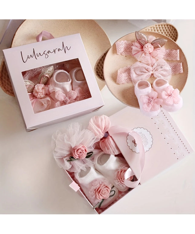 3 Pcs Baby Girl Accessories Set