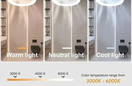 2 In 1 Ceiling Fan Lamps 3 Speeds Adjustable E27 Base Infinitely Dimmable