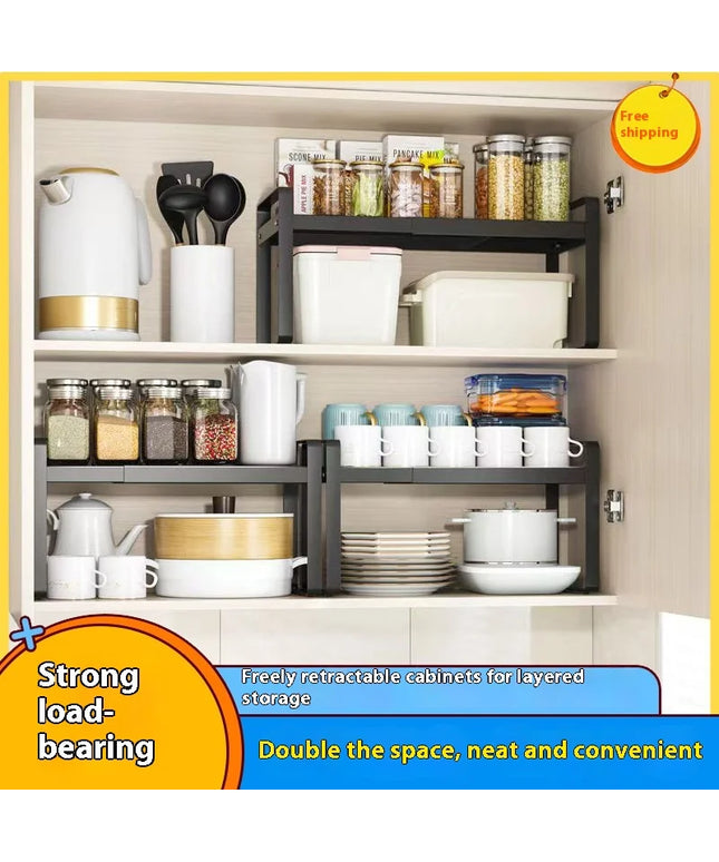 Storage Layered Shelf Microwave Rack