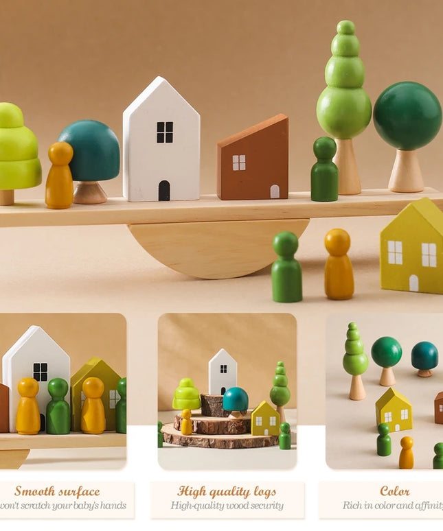 Forest Houses Replica Wooden
