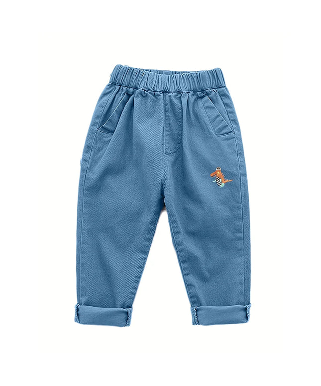New Cartoon Embroidered Jeans