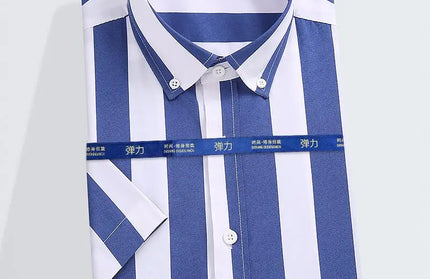 Summer new young men's striped