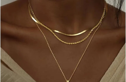 Three Layers Chain Neckalce