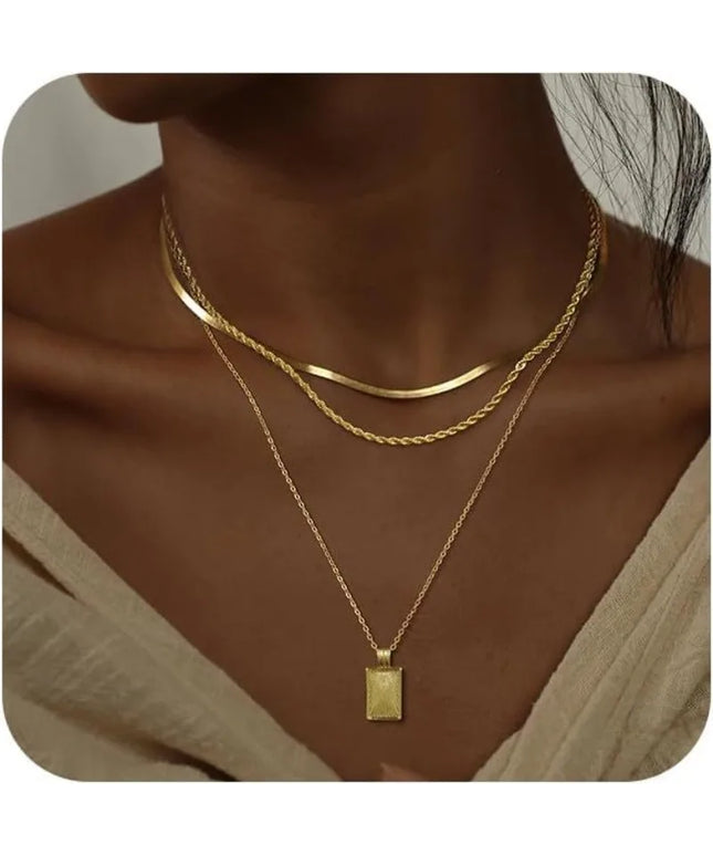 Three Layers Chain Neckalce