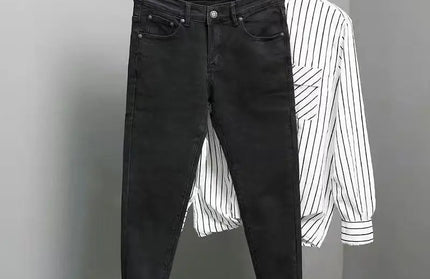 Wear Stretch Elastic Retro Casual