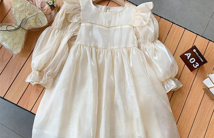 Pearl Collar Gown Birthday Clothing