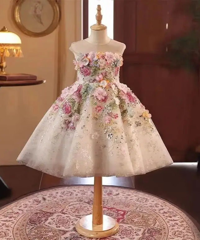 French Birthday Flower Dress Princess