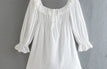 WHITE / L