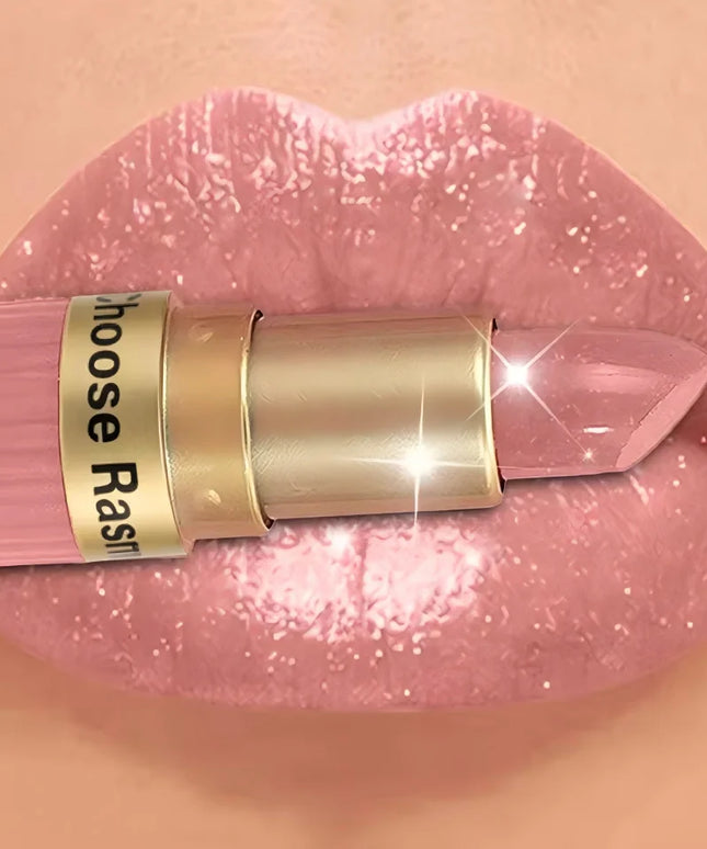 Pearlescent Pink Glitter Velvet Lipstick
