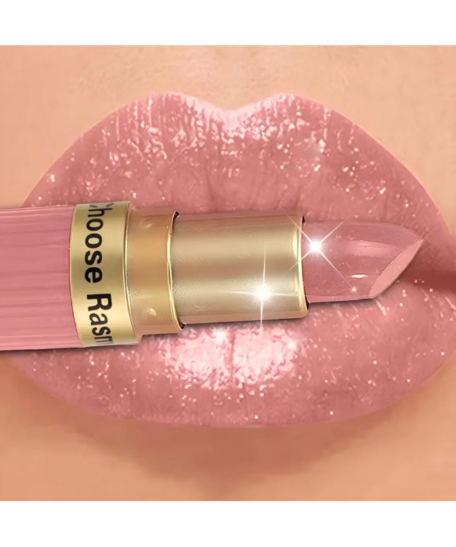 Pearlescent Pink Glitter Velvet Lipstick