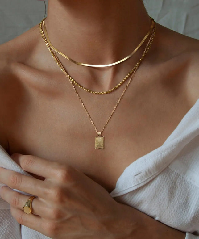 Three Layers Chain Neckalce