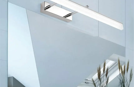 Bathroom Mirror Front Wall Lamp Waterproof Anti-fog Retractable Sconce