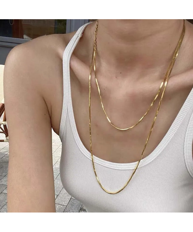 Double Layer Snake Chains