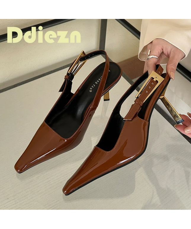 Summer Ladies Shallow Shoes High Heels