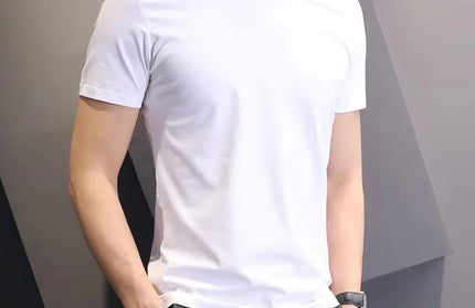 T-shirts White Black Short Sleeve