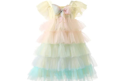 Rainbow Pink Cake multi-layer Gauze