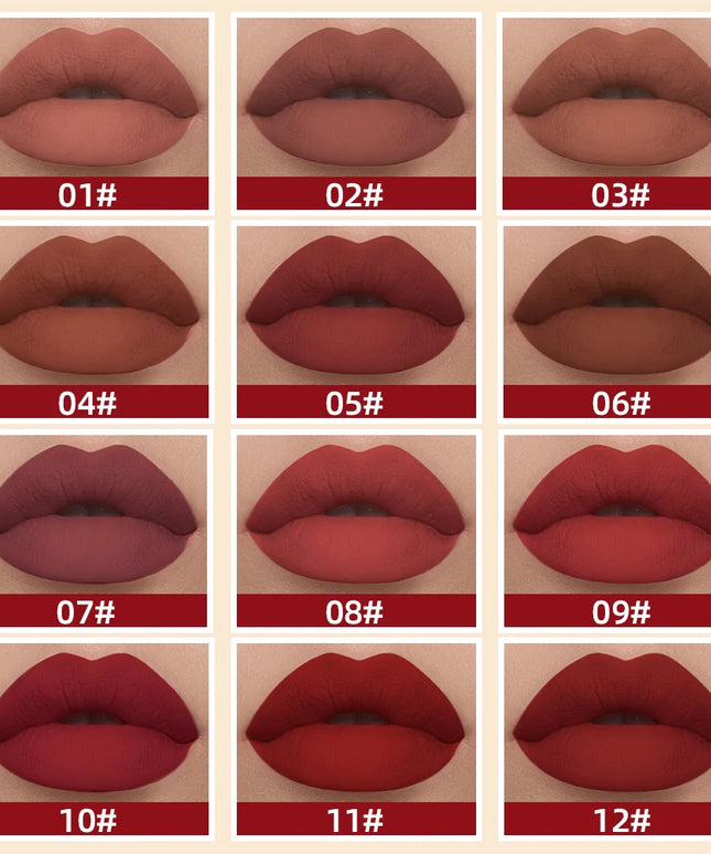 Nude Matte Lip Gloss 24 Colors