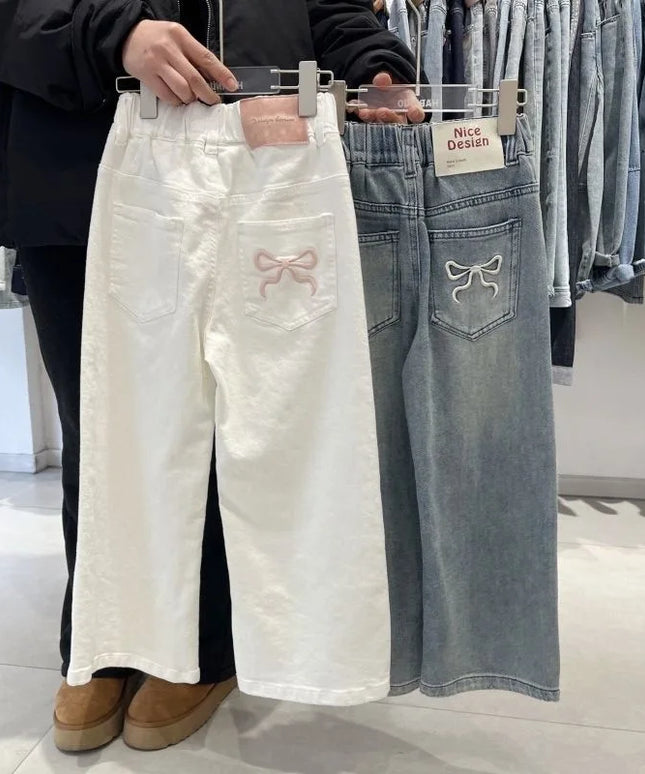 Straight Wide Leg Denim