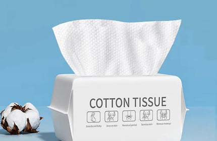 100PCS Natural Disposable Face Towel