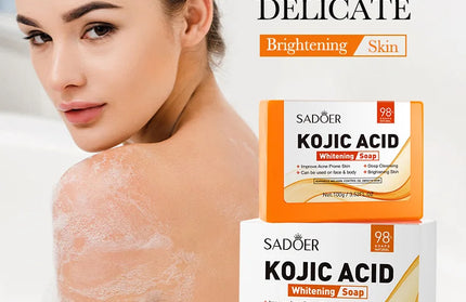 SADOER Kojic Acid Facial Soap Face Wash