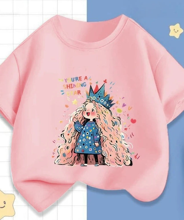 Kids Cartoon Graphic T-Shirt (Unisex)