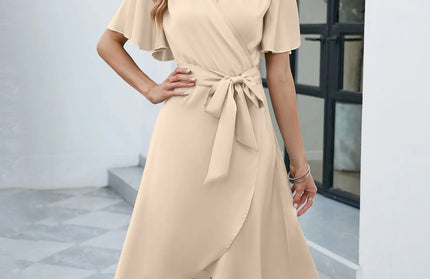 Spaghetti Elegant Ladies Dresses