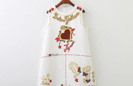Rose Printing Children Costumes