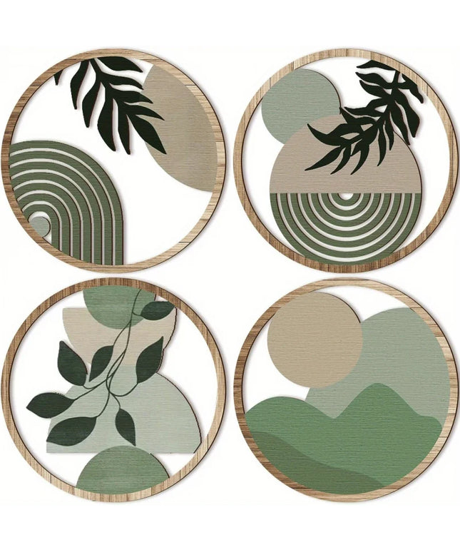 4 Bohemian Wall Art Set