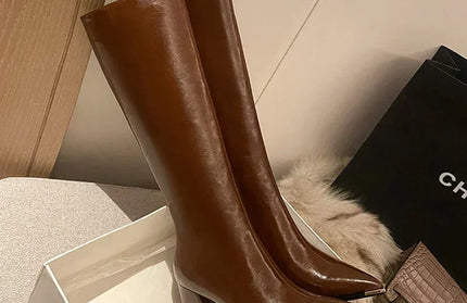Pointed Toe High Boots