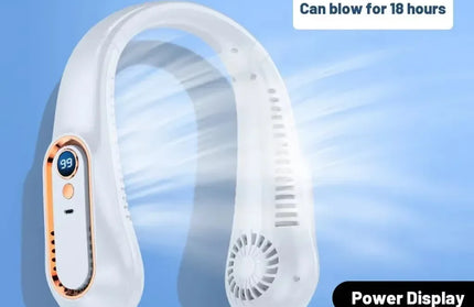 Neck Bladeless Fan Mini Ultra Long Life Portable Lazy Silent Fan Usb Charging