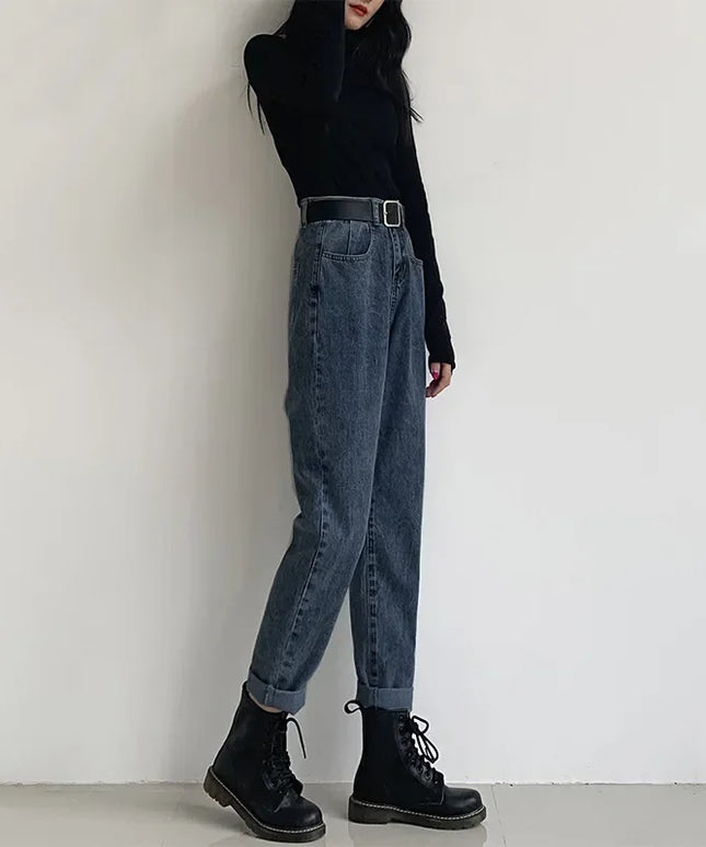Denim Cotton Pants