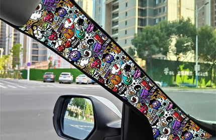 Car interiors renovated and remodeled graffiti design