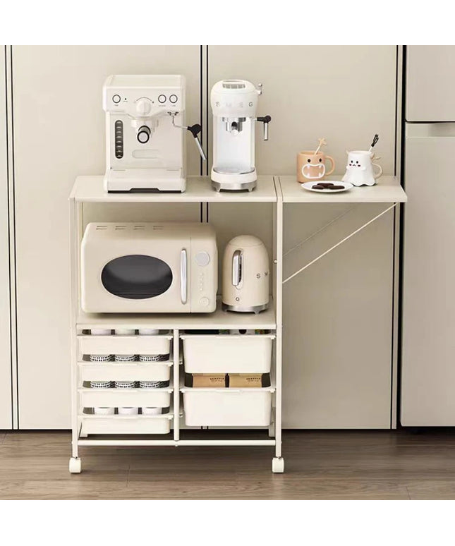 Kitchen Island Cart with 6 Drawer