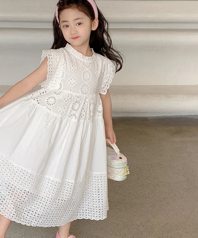 Lace White Summer Dress