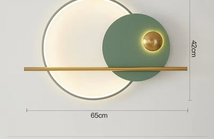 Living room wall lamp decoration