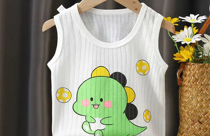 Baby Cartoon Sleeveless Summer Top (Unisex)