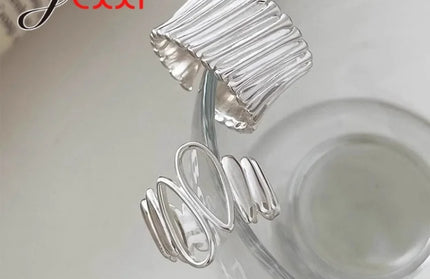 Couple 925 Sterling Silver Minimalist Handmade