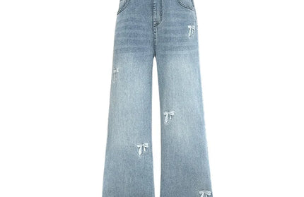 Embroidered High Elastic Waist