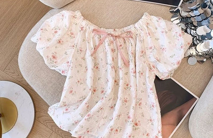 Girls Floral Summer Blouse