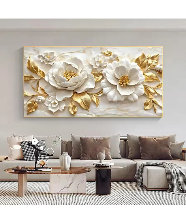 Flowers Tree Deco Canvas Painting