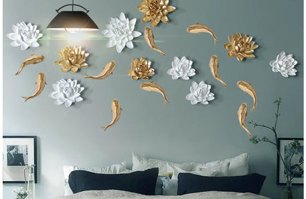 TV Background Decoration Artificial Flowers