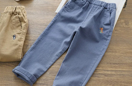 New Cartoon Embroidered Jeans