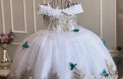 Baby Girls Dresses Off Shoulder
