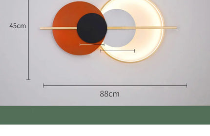 Living room wall lamp decoration